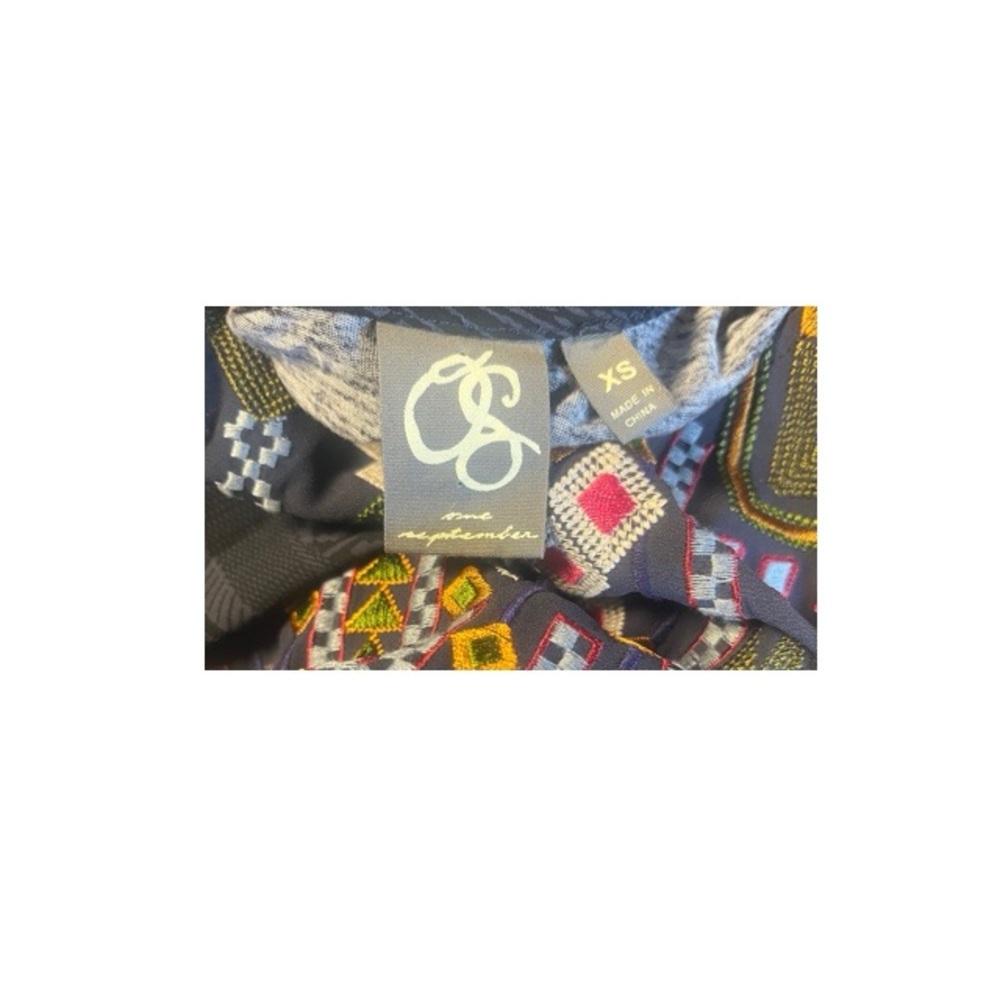 Anthropologie One September Barranco Boho Embroidered Tunic Top‎ - Picture 4 of 5